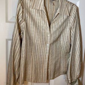 Jones New York silk blouse, like new barely worn